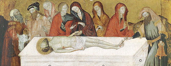 Nice, Chapelle de la Miséricorde, retable de Jean Miralhet (détail) Nice, Chapelle de la Miséricorde, retable de Jean Miralhet (détail)