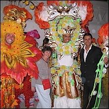 CARNAVAL DE NICE et CARNAVAL de RIO, Annie Sidro et Cédric Pignataro ambassadeurs des carnavaliers niçois