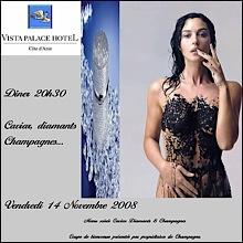 VISTA PALACE MONACO NICE Soirée Caviar Diamants Champagne