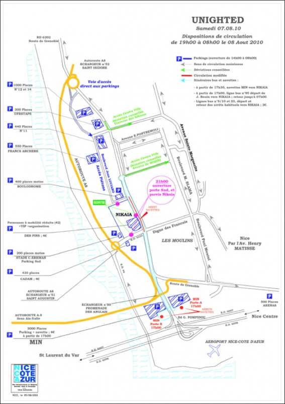 NICE Plan circulation UNIGHTED Cathy GUETTA::Cliquez pour agrandir et voir le détail du plan de circulation et de stationnement unighted-plan-mini