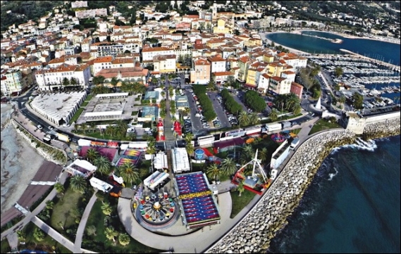 Menton La Fête Foraine s’installe au Bastion et sur l’esplanade Palmero:: fete-foraine-menton-lg